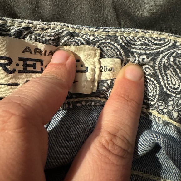 Ariat R.E.A.L. Mid Rise Bootcut Jeans Plus Size 20WL - Picture 4 of 4